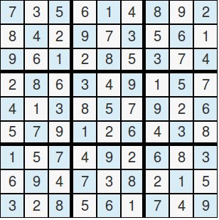 Sudoku Solved,get the result 